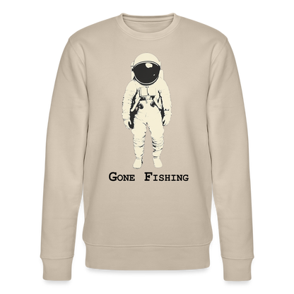 Drifting Beyond – Gone Fishing, Ekologisk sweatshirt CHANGER unisex från Stanley/Stella - beige