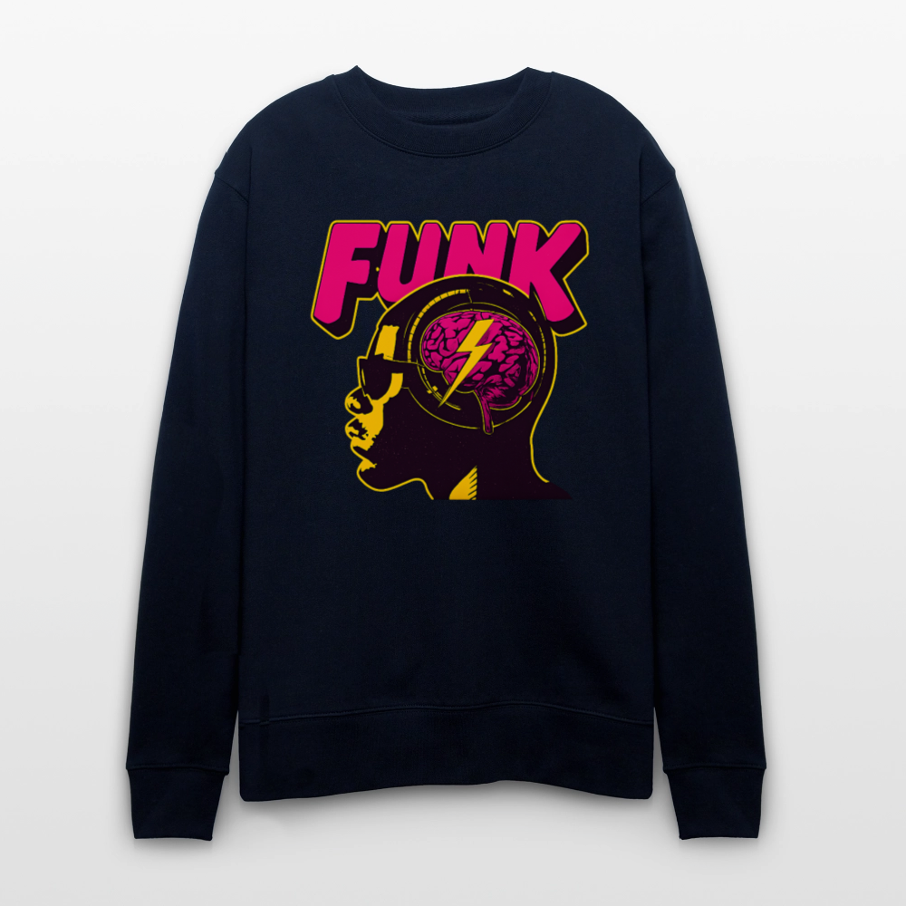 Funk Head, Ekologisk sweatshirt CHANGER unisex från Stanley/Stella - marinblått