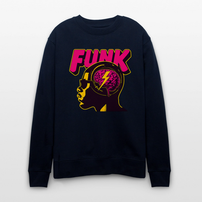 Funk Head, Ekologisk sweatshirt CHANGER unisex från Stanley/Stella - marinblått