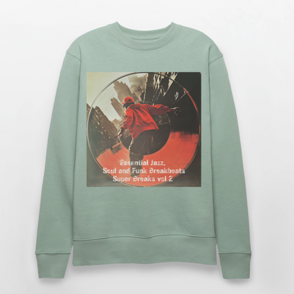 Super Breaks vol 2, Ekologisk sweatshirt CHANGER unisex från Stanley/Stella - ljus grågrön