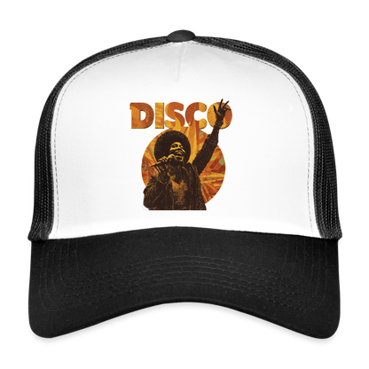 Boogie Soul, dance with your soulTrucker Cap - vit/svart
