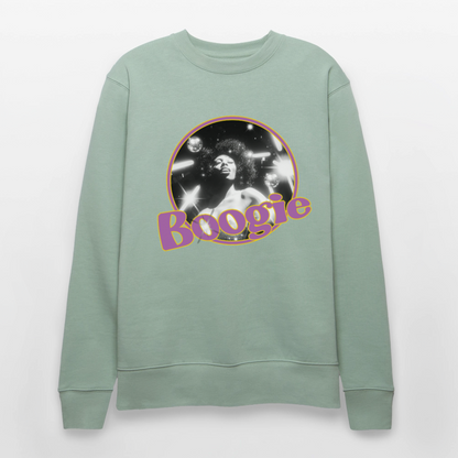 Electric Groove, Ekologisk sweatshirt CHANGER unisex från Stanley/Stella - ljus grågrön