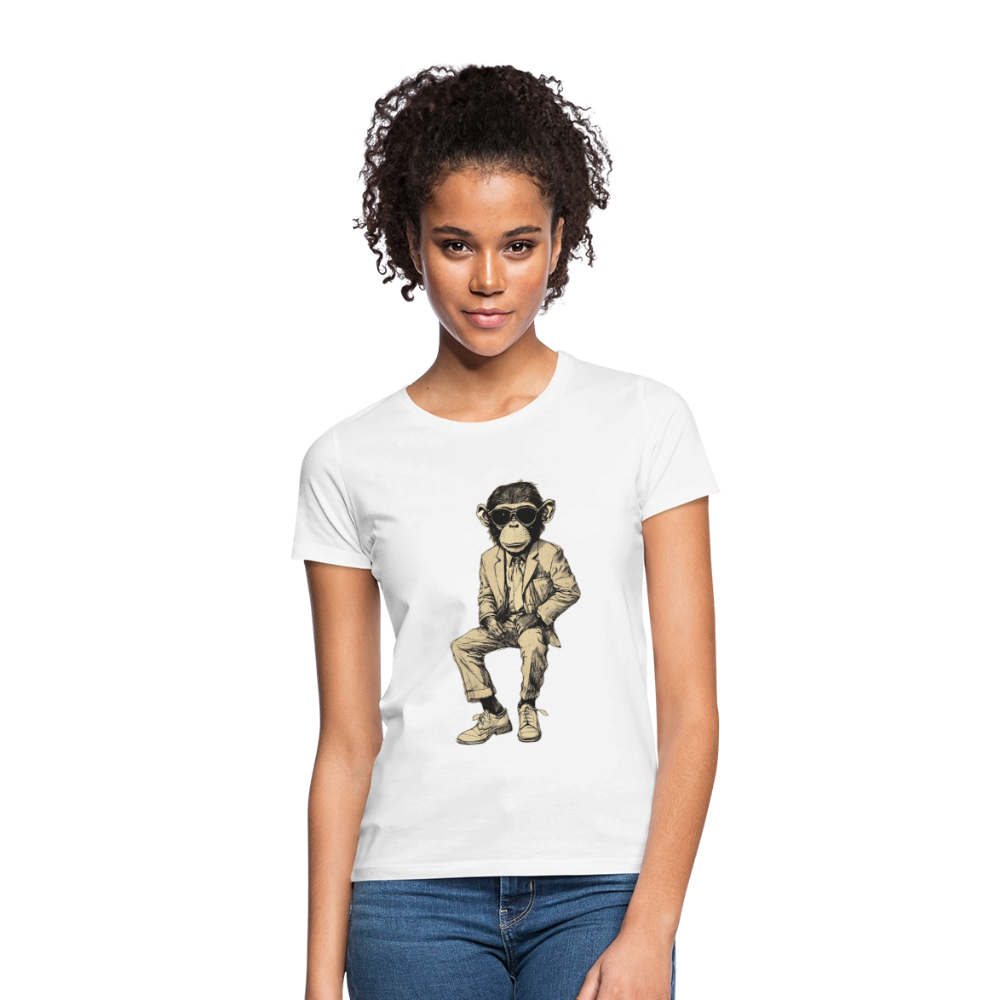 Mod Monkey, T-shirt dam - vit