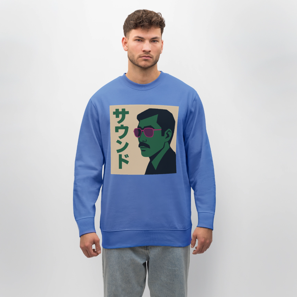 Nippon Sound, Ekologisk sweatshirt CHANGER unisex från Stanley/Stella - blå