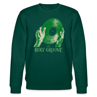 The Holy Groove, Ekologisk sweatshirt CHANGER unisex från Stanley/Stella - skogsgrön
