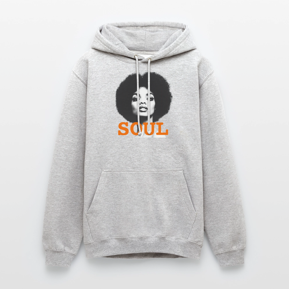 Luvtröja unisex - ljusgråmelerad