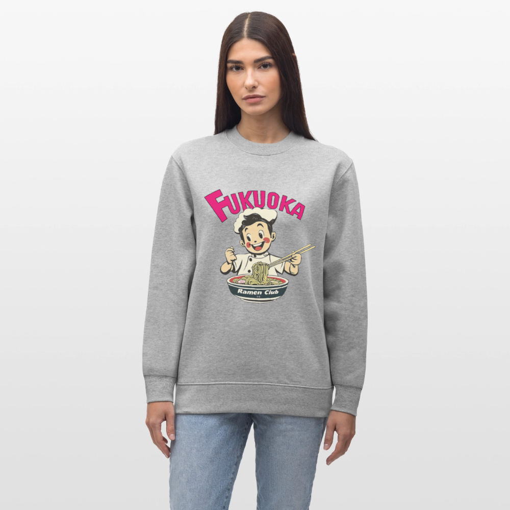 Fukuoka Ramen Club, Ekologisk sweatshirt CHANGER unisex från Stanley/Stella - gråmelerad