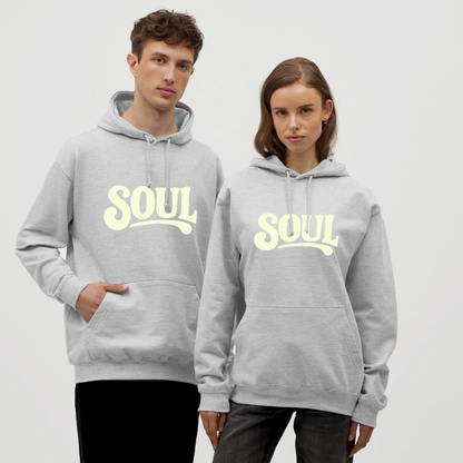 All About Soul, Luvtröja unisex - ljusgråmelerad