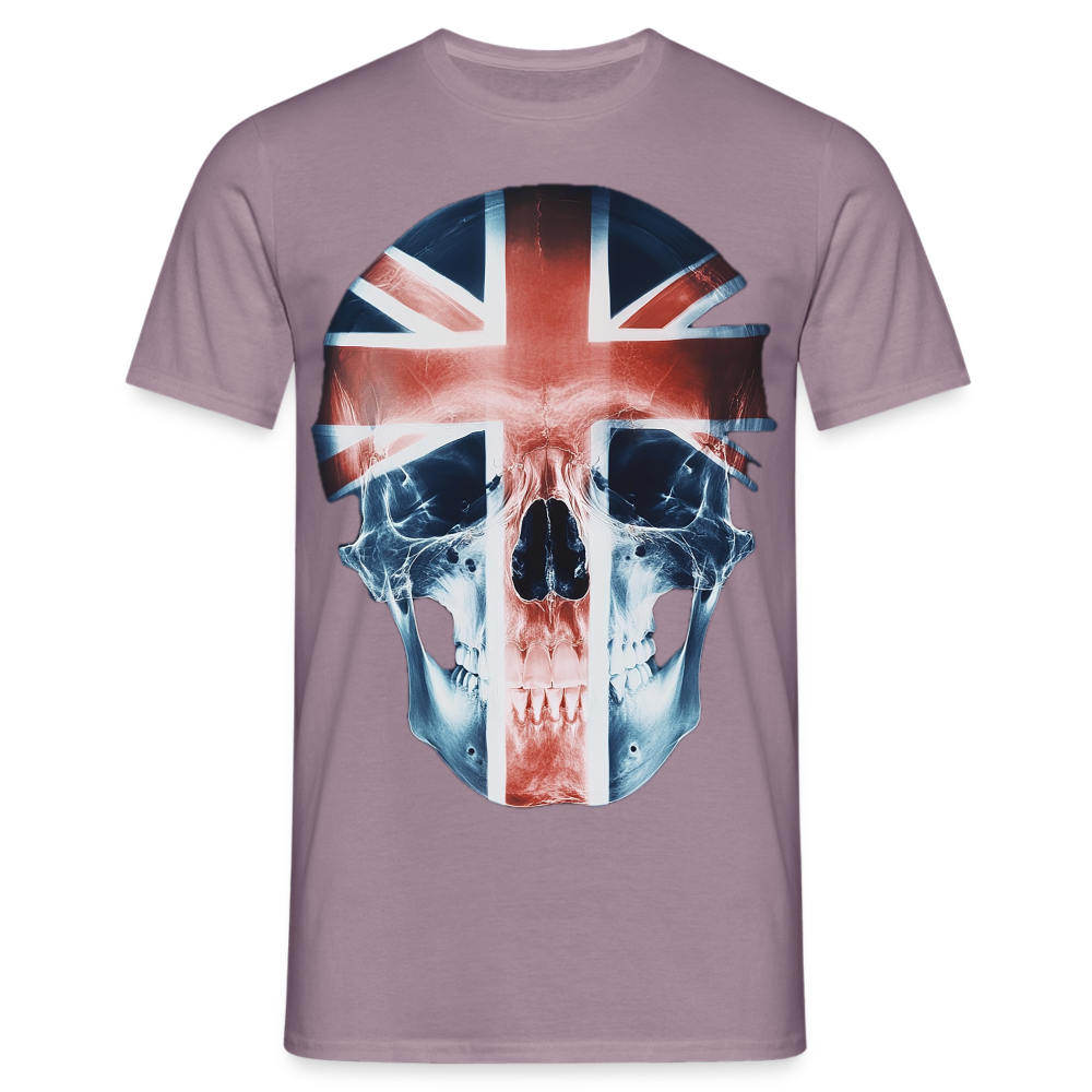 God Save the Skull, T-shirt herr - lilagrå 