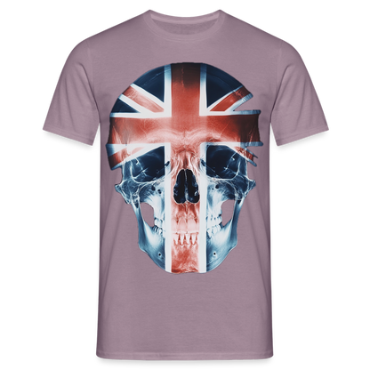 God Save the Skull, T-shirt herr - lilagrå 