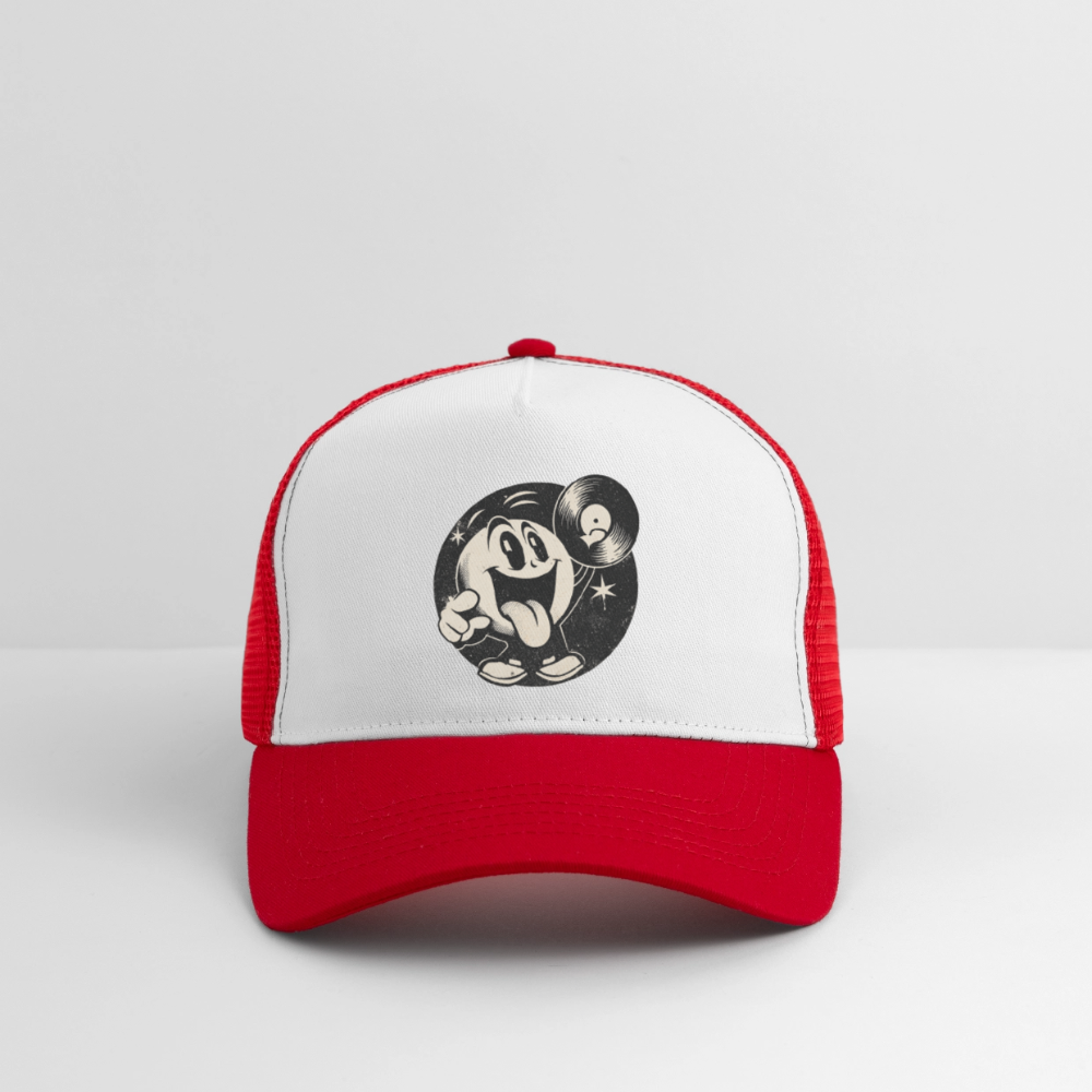 Groove Chaser, Trucker Cap - vit/röd
