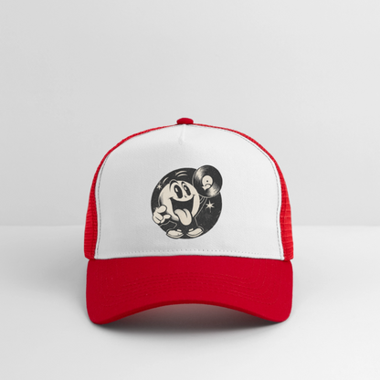 Groove Chaser, Trucker Cap - vit/röd