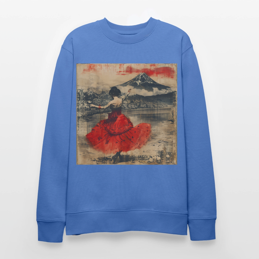 Flamenco i Solens Land, Ekologisk sweatshirt CHANGER unisex från Stanley/Stella - blå