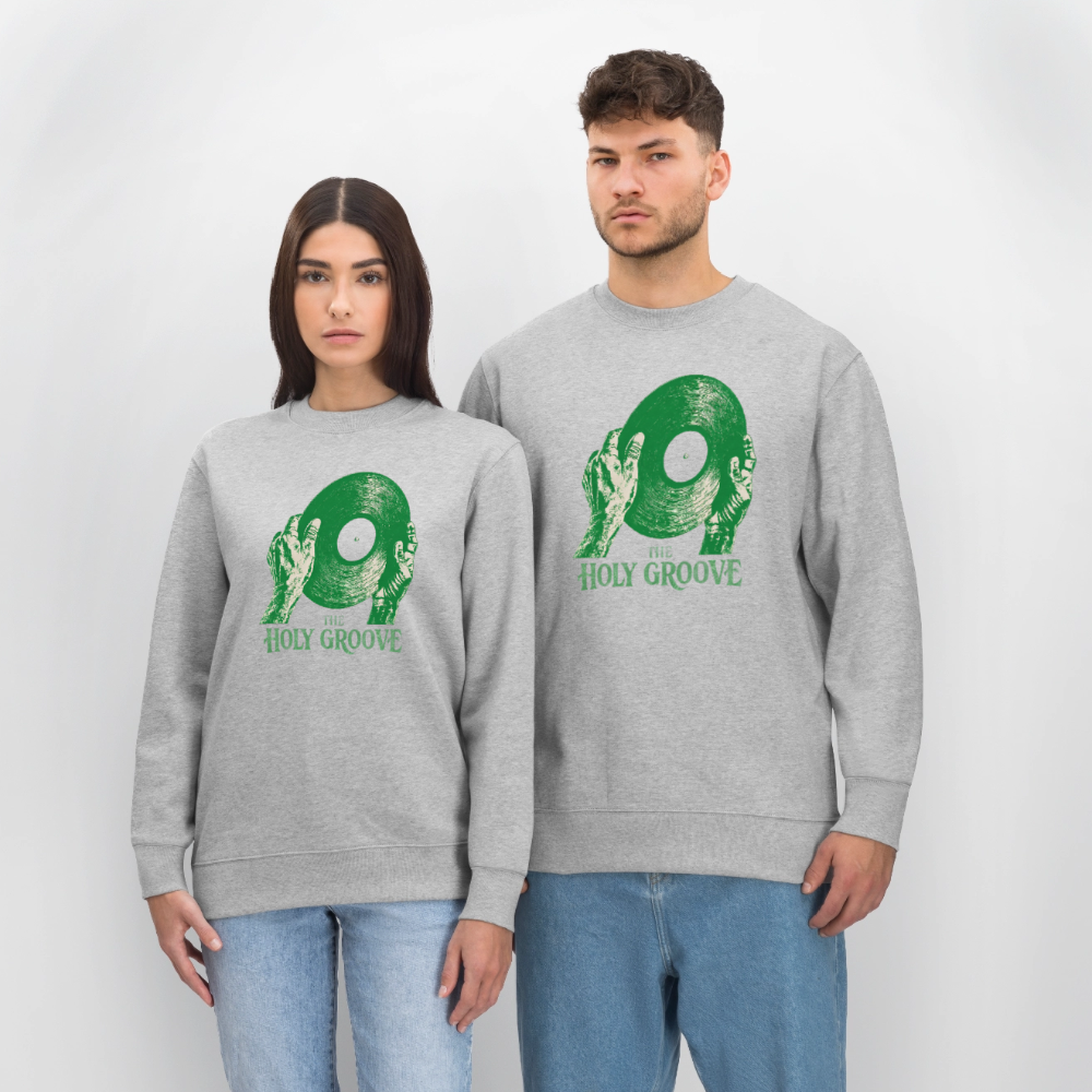 The Holy Groove, Ekologisk sweatshirt CHANGER unisex från Stanley/Stella - gråmelerad