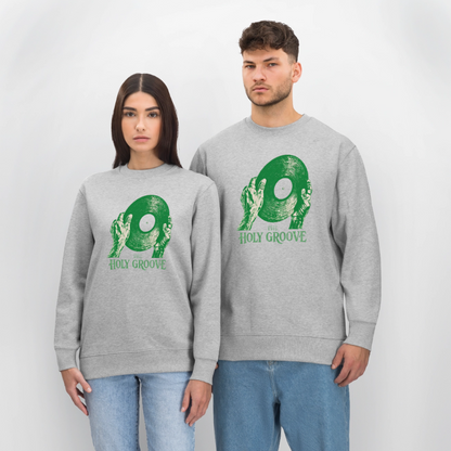 The Holy Groove, Ekologisk sweatshirt CHANGER unisex från Stanley/Stella - gråmelerad