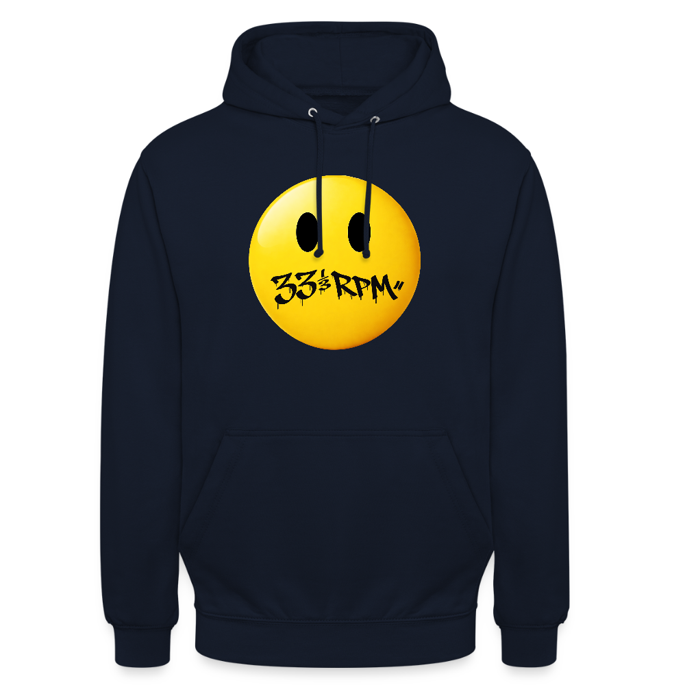 Turntable Grin, Luvtröja unisex - marinblå