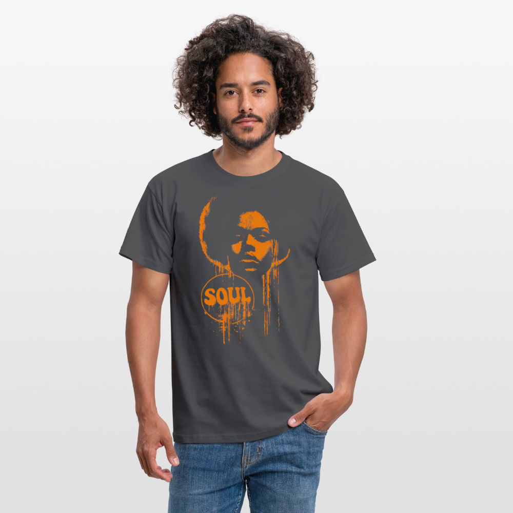 SOUL GLOW, T-shirt unisex - kolgrå