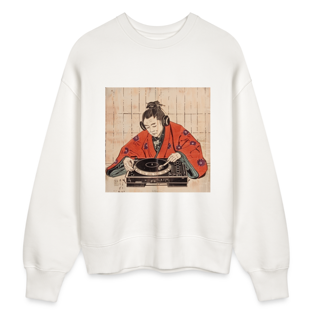 Echo från Edo, Ekologisk oversizetröja RADDER unisex från Stanley/Stella - OFF WHITE