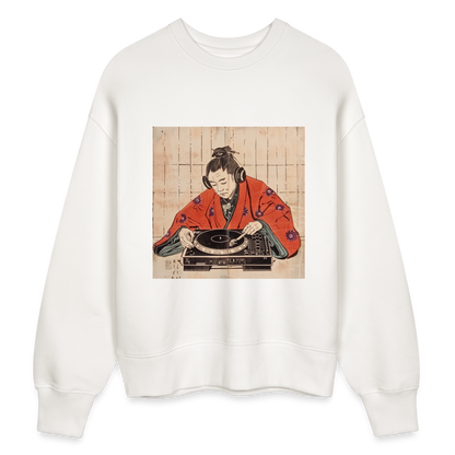 Echo från Edo, Ekologisk oversizetröja RADDER unisex från Stanley/Stella - OFF WHITE