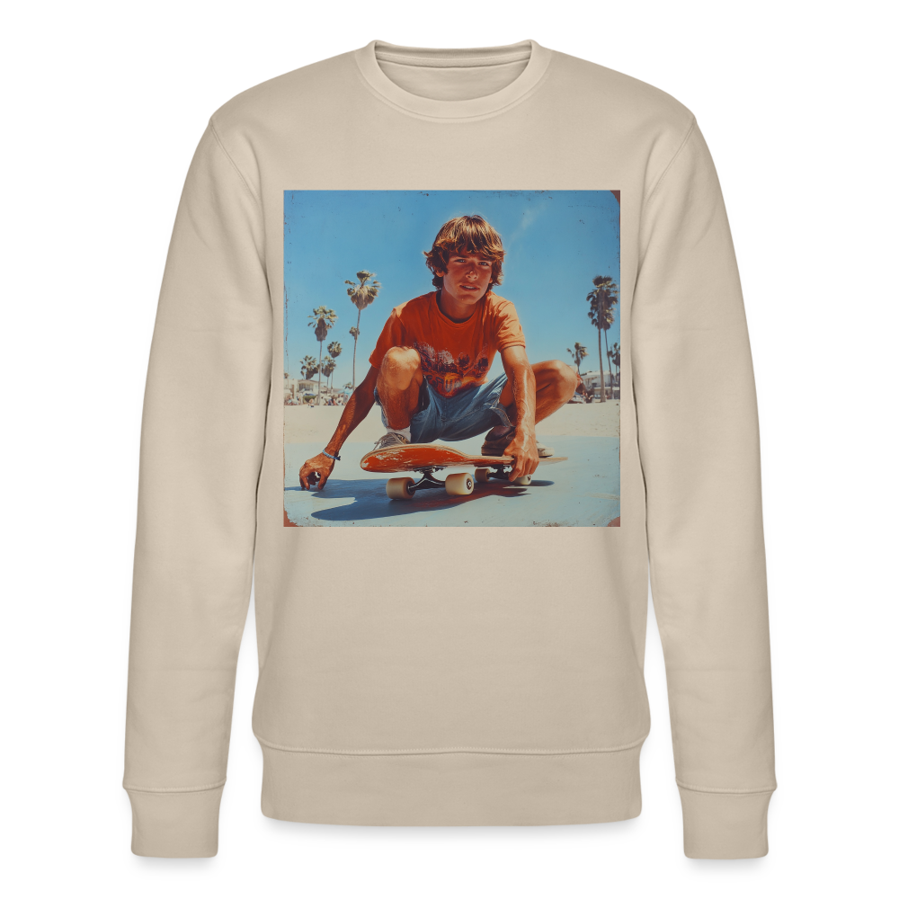 Sunset Vibes, 70s Style, Ekologisk sweatshirt CHANGER unisex från Stanley/Stella - beige