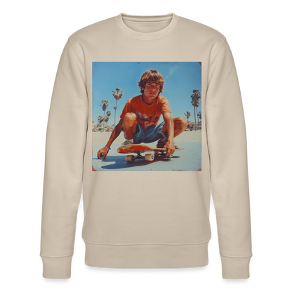 Sunset Vibes, 70s Style, Ekologisk sweatshirt CHANGER unisex från Stanley/Stella - beige