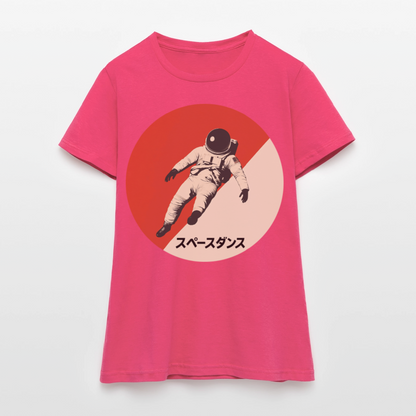 Space Dance, T-shirt dam - azalea