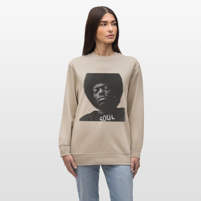 Where Soul Lives, Ekologisk sweatshirt CHANGER unisex från Stanley/Stella - beige