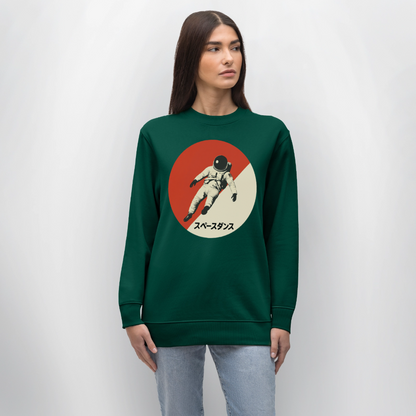 Space Dance, Ekologisk sweatshirt CHANGER unisex från Stanley/Stella - skogsgrön