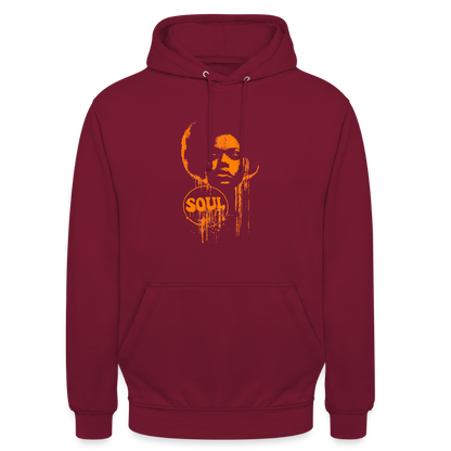 SOUL GLOW, Luvtröja unisex - bordeaux