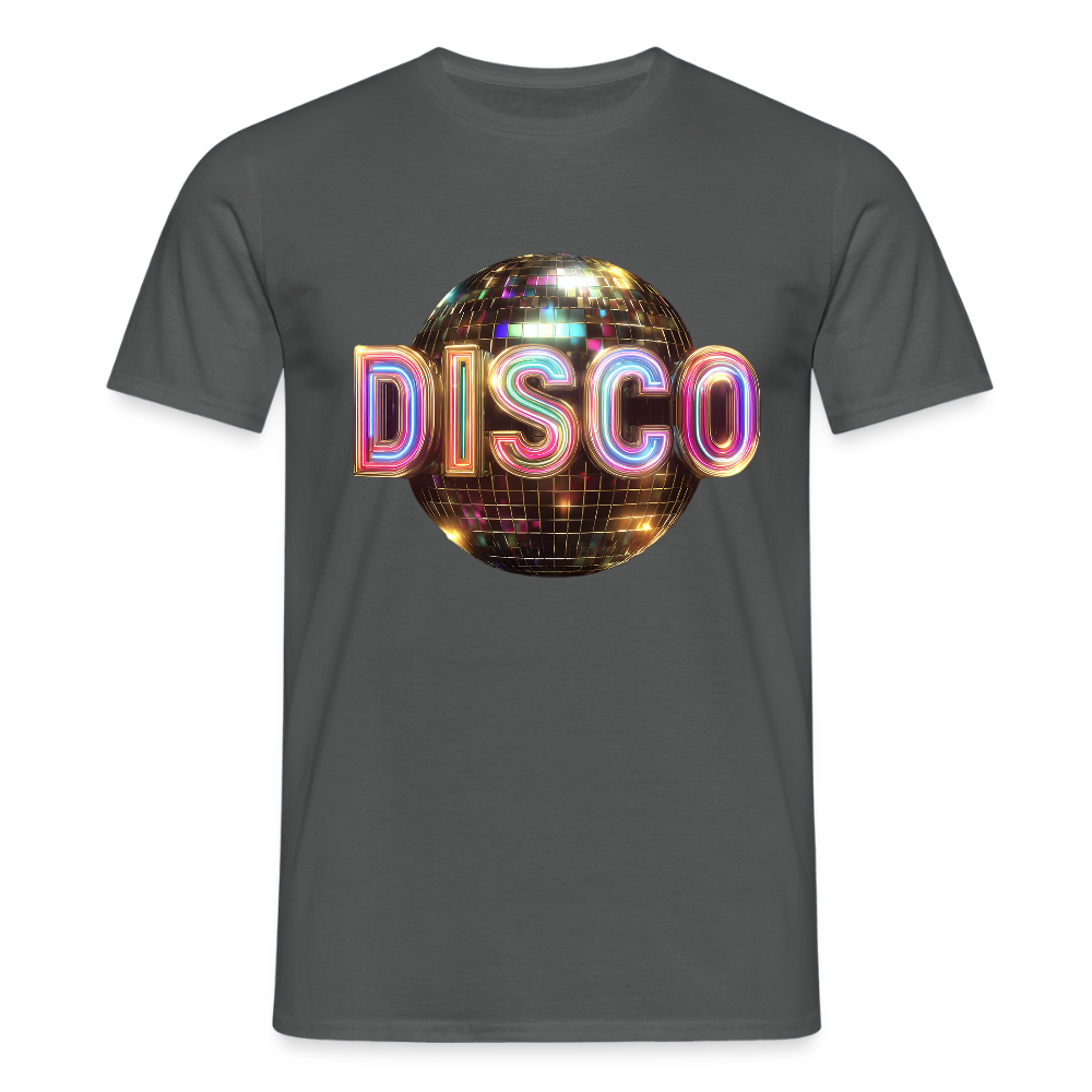 Disco Dreamscape, T-shirt herr - kolgrå