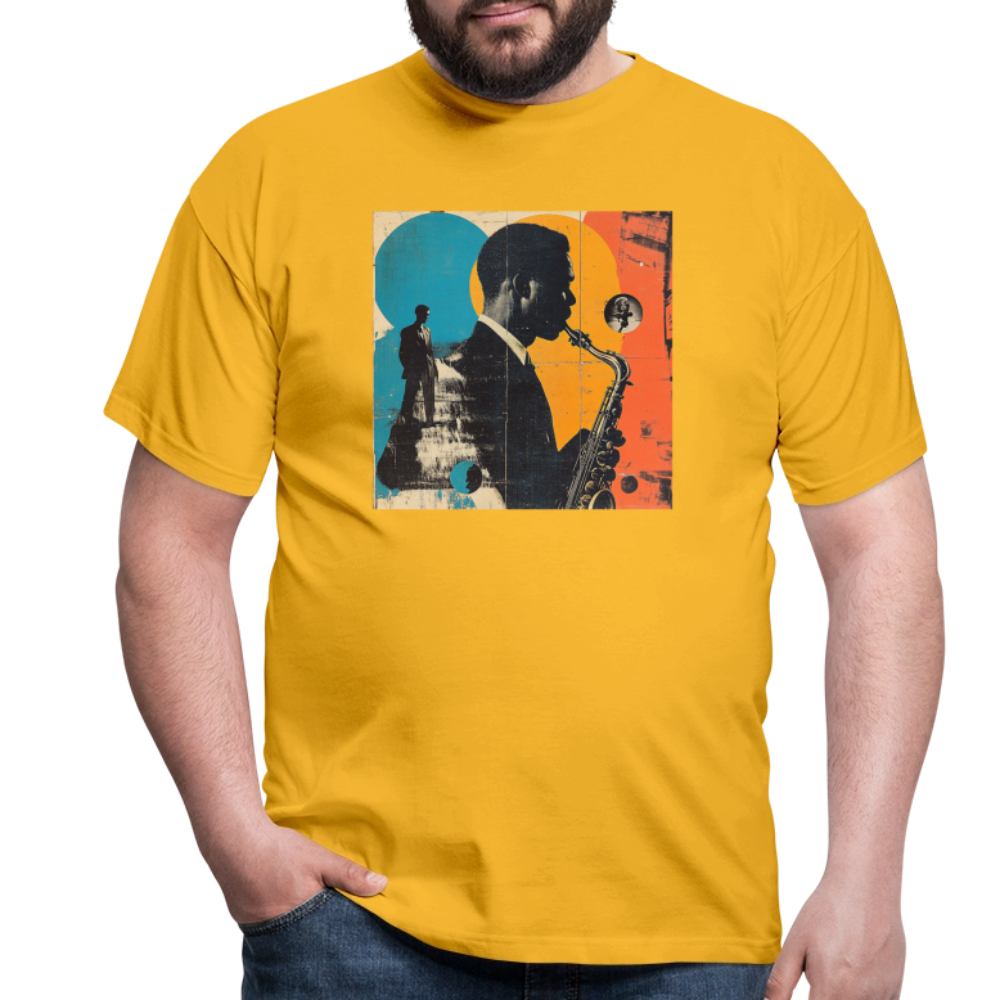 Smooth & Swinging, T-shirt herr - gul