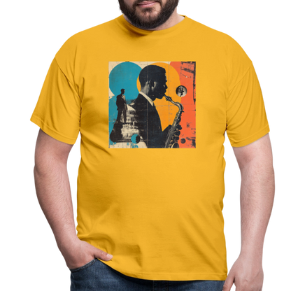 Smooth & Swinging, T-shirt herr - gul