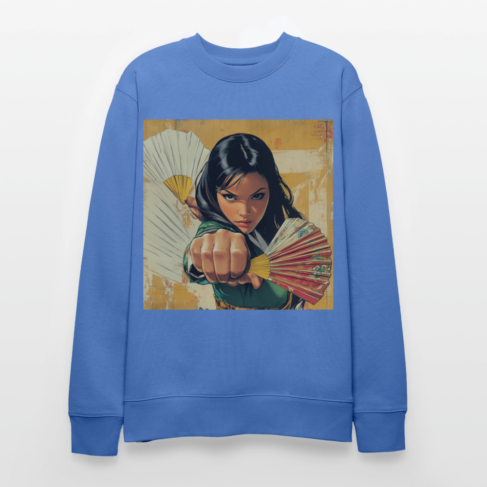 Blå Lotus, Ekologisk sweatshirt CHANGER unisex från Stanley/Stella - blå