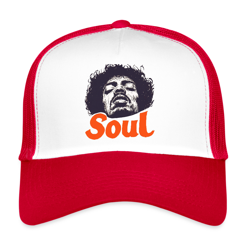 A Soul Awakening, Trucker Cap - vit/röd