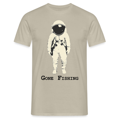 Drifting Beyond – Gone Fishing, T-shirt herr - sandbeige