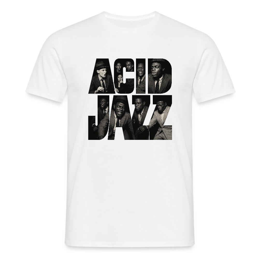 80s Club Jazzdance, T-shirt herr - vit