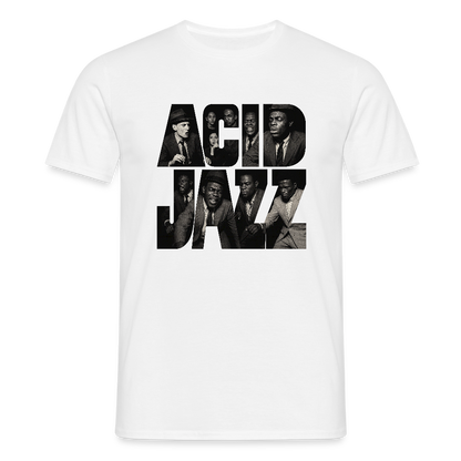 80s Club Jazzdance, T-shirt herr - vit