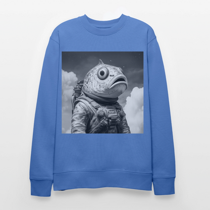 En ensam simtur i universum, Ekologisk sweatshirt CHANGER unisex från Stanley/Stella - blå