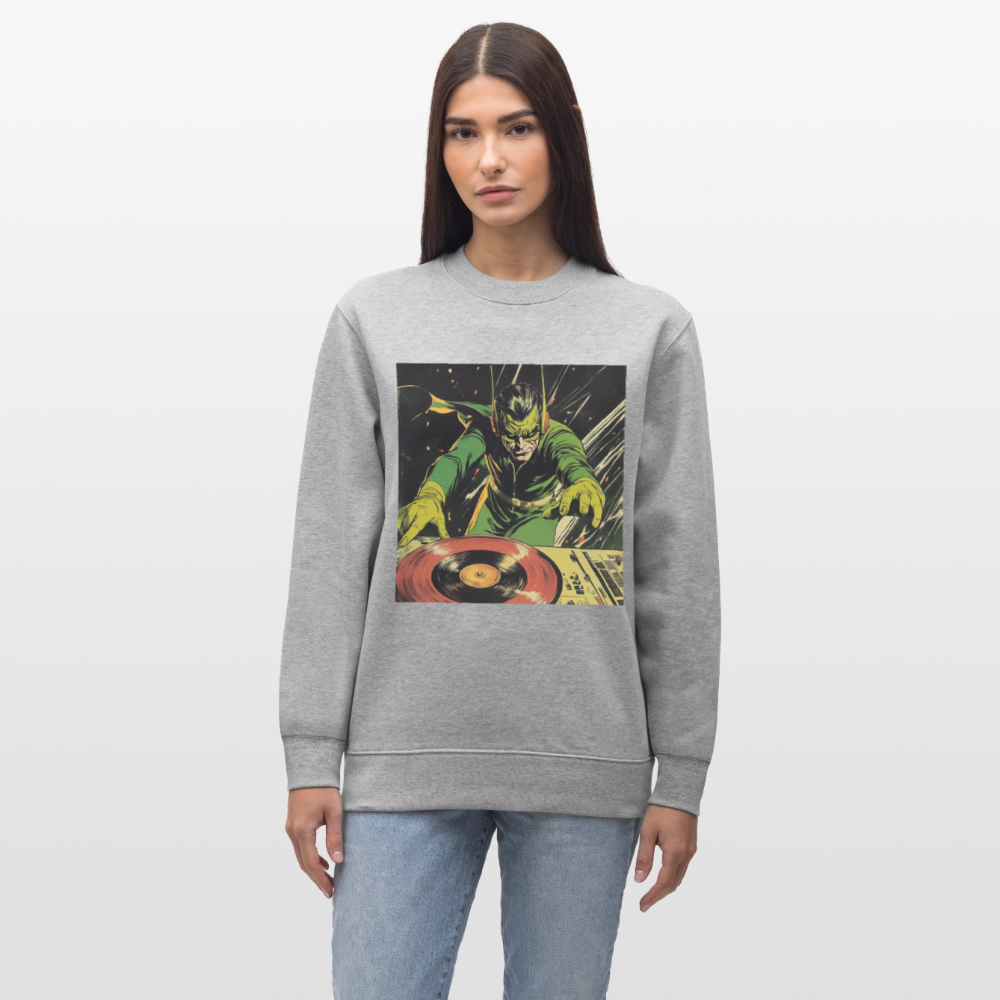 Vibe Venom, Ekologisk sweatshirt CHANGER unisex från Stanley/Stella - gråmelerad