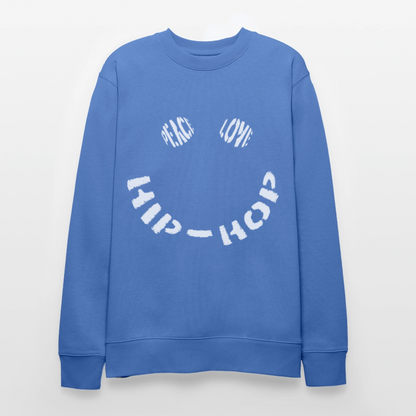 Peace, Love & Hip-Hop, Ekologisk sweatshirt CHANGER unisex från Stanley/Stella - blå