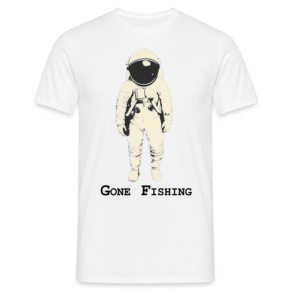 Drifting Beyond – Gone Fishing, T-shirt herr - vit