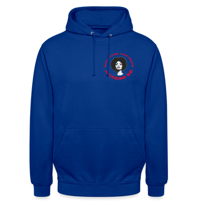 Where Music Lives – Powered by Acceso Family (small print), Luvtröja unisex - kungsblå