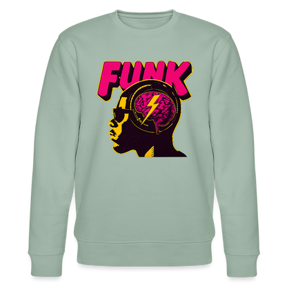 Funk Head, Ekologisk sweatshirt CHANGER unisex från Stanley/Stella - ljus grågrön