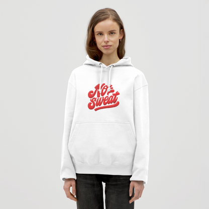 No Sweat, Luvtröja unisex - vit