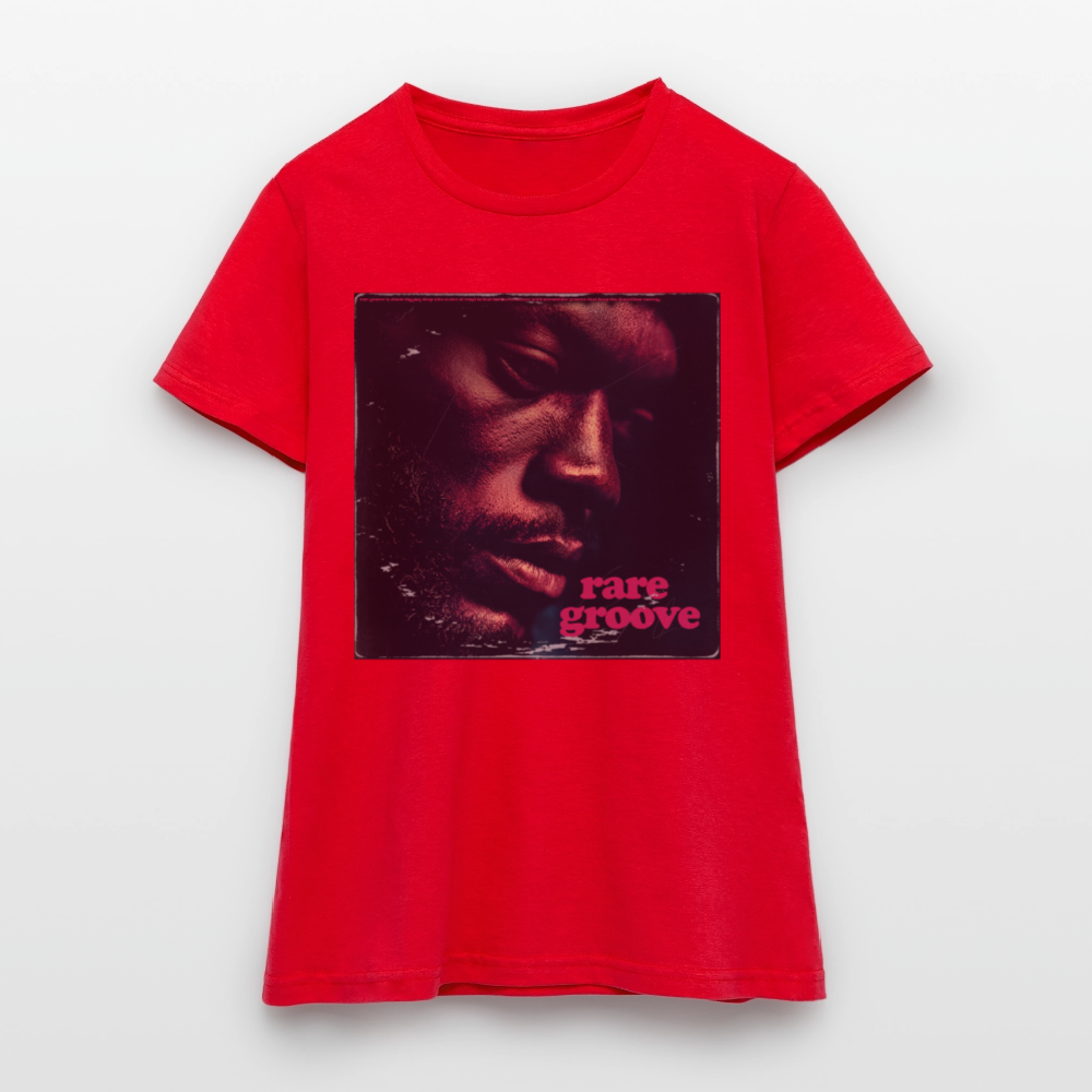 Groove Rare, T-shirt dam - röd