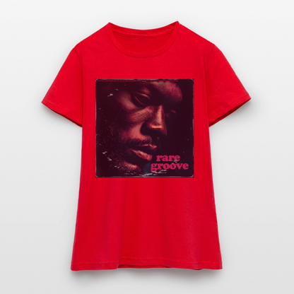 Groove Rare, T-shirt dam - röd