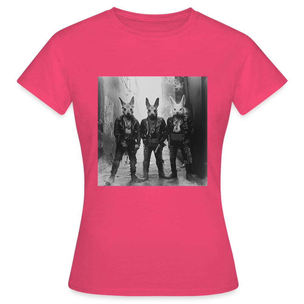 The Hare Raisers, T-shirt dam - azalea