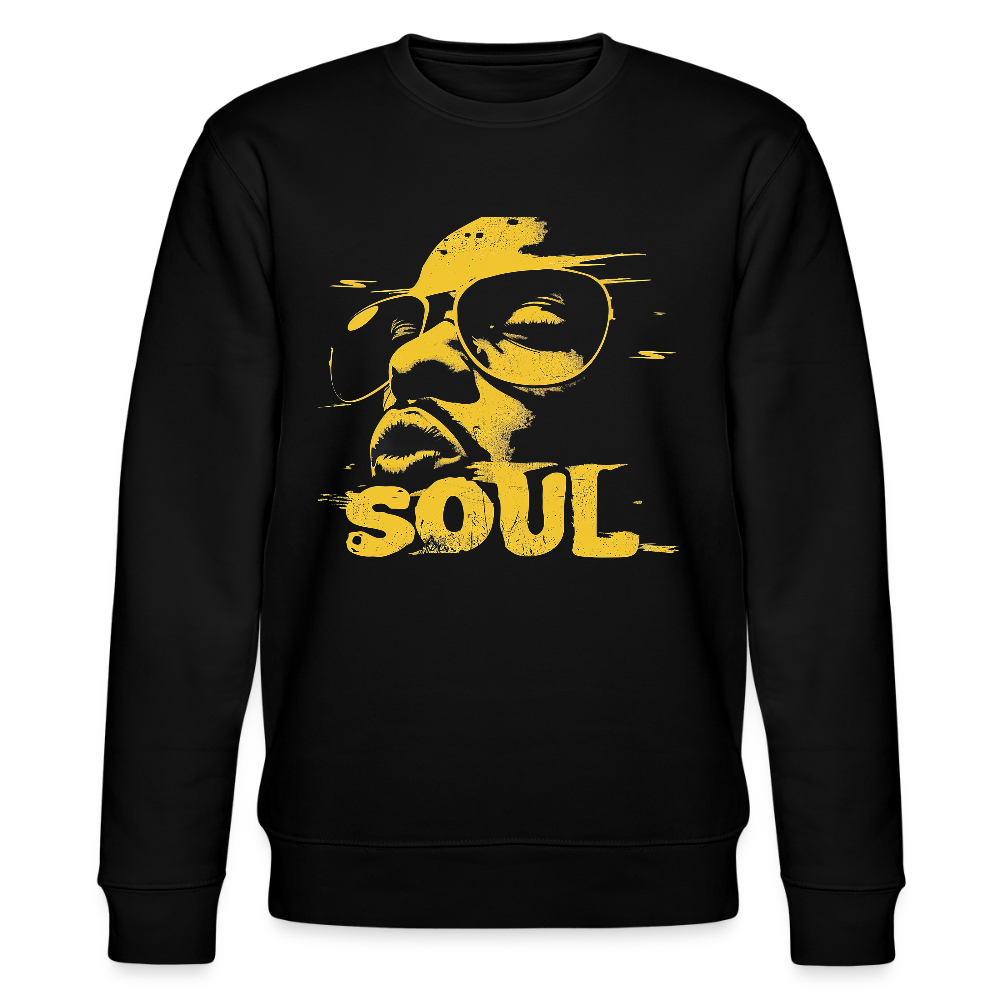 Funky Soul, Ekologisk sweatshirt CHANGER unisex från Stanley/Stella - svart