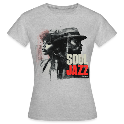 Soul Jazz Experience, T-shirt dam - gråmelerad
