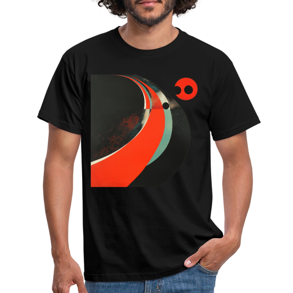 Distant Vinyl Dreams, T-shirt herr - svart